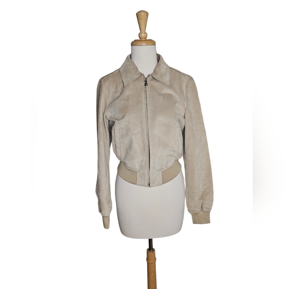 Sienastudio leather Beige Jacket Size Medium